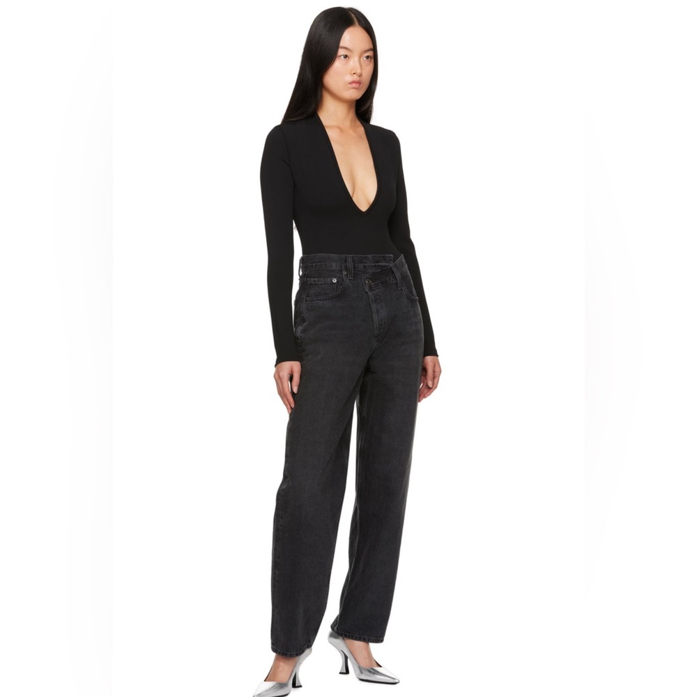 Agolde Black Criss Cross Jeans